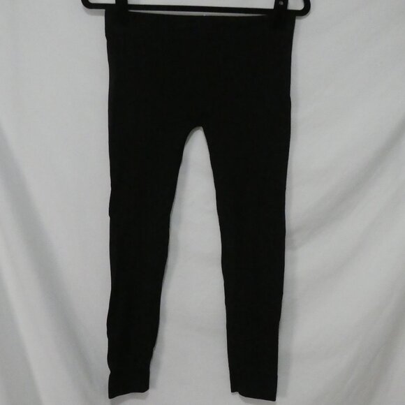 Ardene Pants - ARDENE M/L medium / large Black Leggings With Ribbed Waistband & Bottom Hems